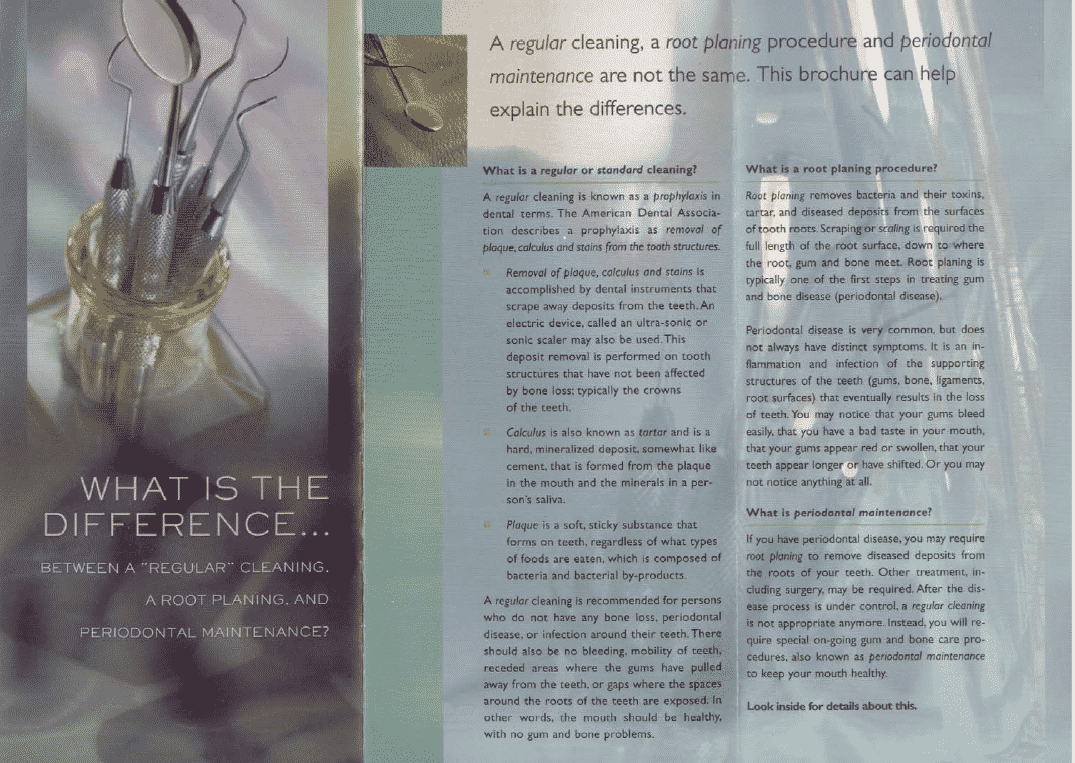 Whats the difference brochure